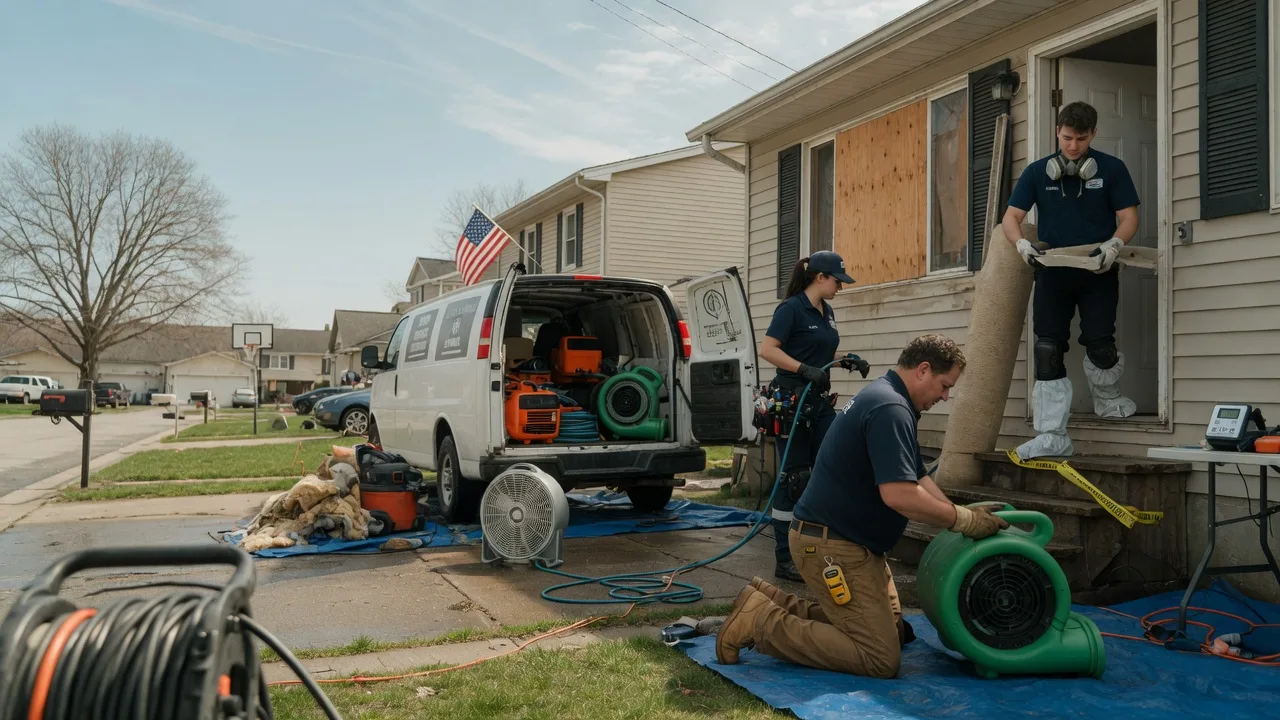 Water Damage Restoration in Arlington, IN near me